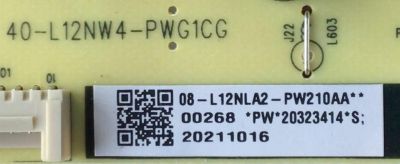 KIT DE TARJETAS PARA TV TCL / NUMERO DE PARTE MAIN 30801-000300 / 30800-000326 / 40-MS14F1-MAA2HG / MS14F1 / V8-ST14K01-LF / 11602-500236 / FUENTE 08-L12NLA2-PW210AA / 40-L12NW4-PWG1CG / L12NW / PANEL LVF395NDEL / DISPLAY V400HJ6-PE1 / MODELO 40S325 - Imagen 4